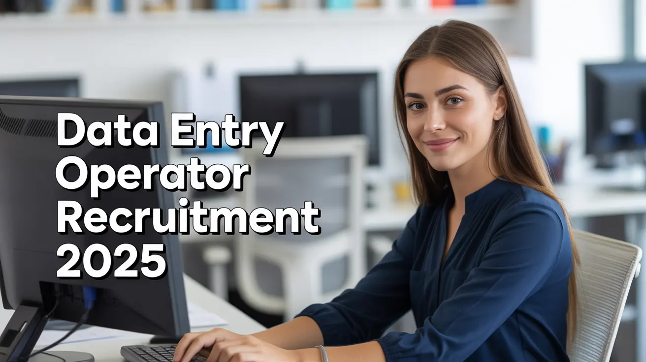 Data Entry Operator Recruitment 2025