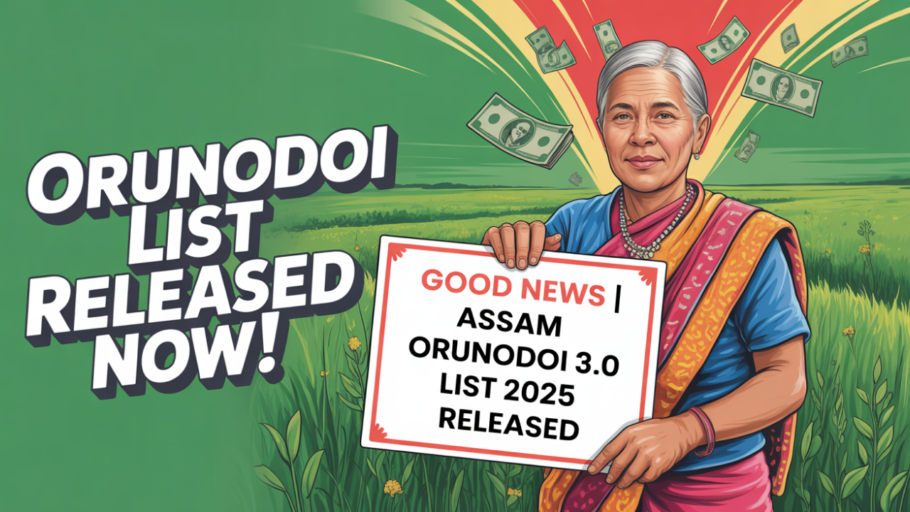 Assam Orunodoi 3.0 List 2025