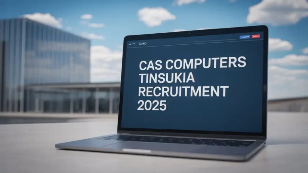 CAS Computers Tinsukia Recruitment 2025